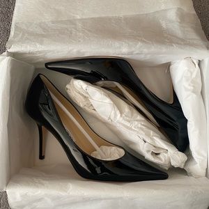 Jimmy Choo Black Patent Leather Pumps